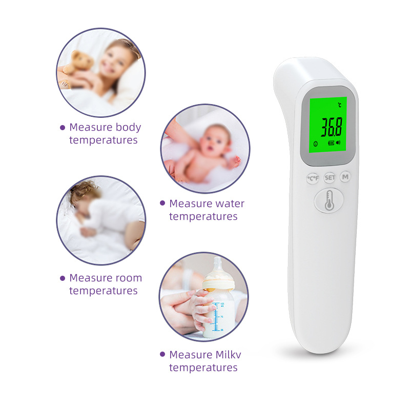 Medical Temperature Infrared Thermometer Forehead Digital Non-contact Thermomete LED Display Fever Measure Tool for baby adult - 图片 2