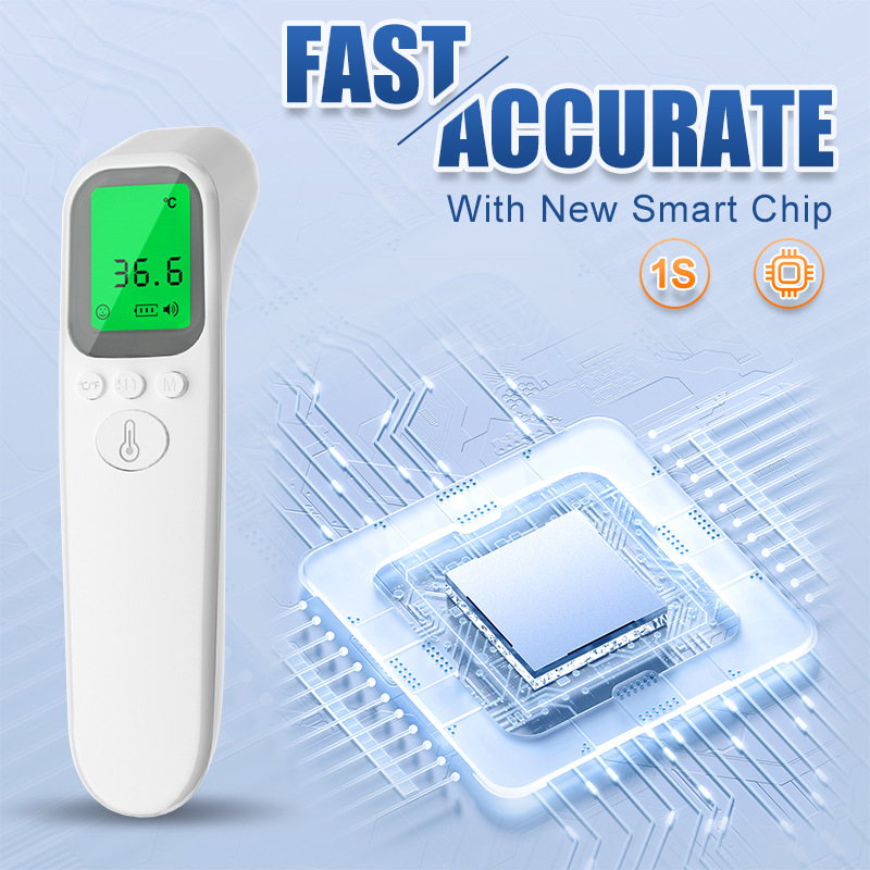 Medical Temperature Infrared Thermometer Forehead Digital Non-contact Thermomete LED Display Fever Measure Tool for baby adult - 图片 3