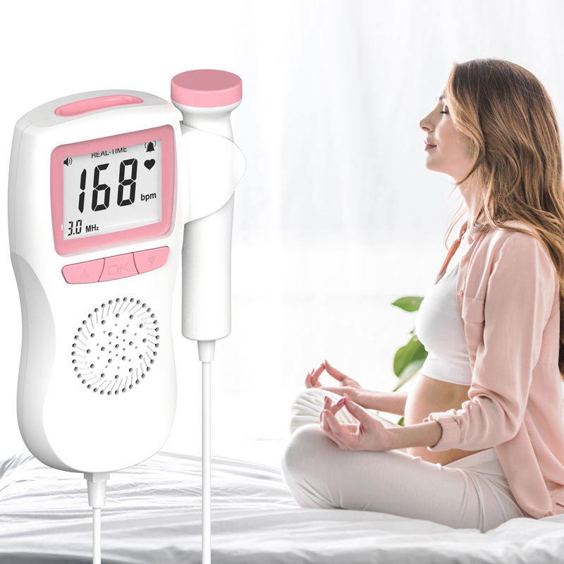 Manufacturer Handheld Prenatal Fetal Heart Rate Monitor Device Doppler Fetal Heart Rate Monitoring System - 图片 2